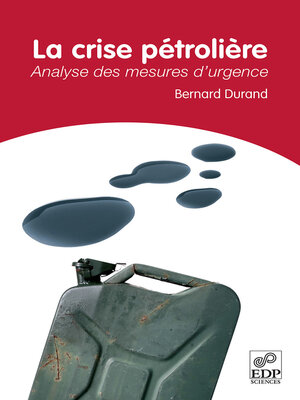 cover image of La crise pétrolière
